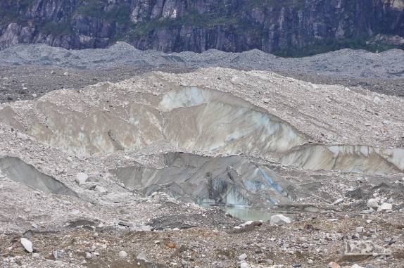 O glaciar Los Exploradores, no vale de mesmo nome, perto da Carretera Austral, região de Puerto Rio Tranquilo, no sul do Chile